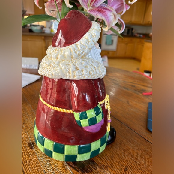 SAINT NICK/ SANTA CLAUS Vintage 11" Cookie Jar - Picture 3 of 9